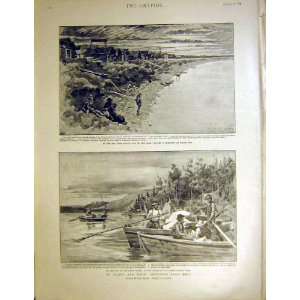   Yukon Salmon River Lewes Dawson City Fripp Print 1899