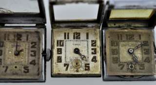   Deco Square Gold Filled Mens Watch For Repair Leon Levy Times  