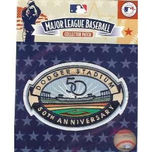 2012 Dodger Stadium 50th Anniversary Patch  Sports 