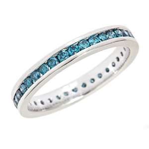  Diamond Wedding Eternity Anniversary Band Ring in Channell Setting 