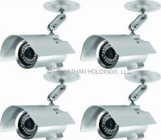 EIGHT SECURITY VIDEO CAMERAS COLOR NIGHT VISION CCTV 8  