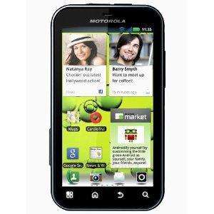 Motorola Defy Plus Android 2.3 Unlocked Cell Phone (Black) Brand New 