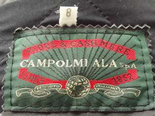 mens leather jacket Campolmi Ala black XL distressed  