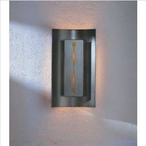   Outdoor Wall Sconce Finish Black, Shade Color Blue