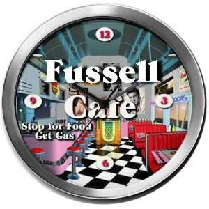  FUSSELL 14 Inch Cafe Metal Clock Quartz Movement Kitchen 