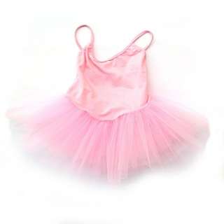 Pink Ballet Tutu Dance Class Girl Costume pink  
