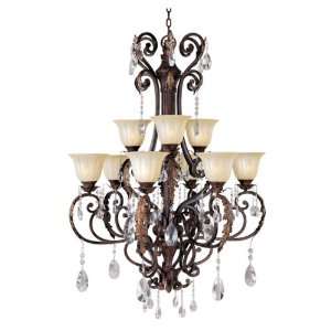  13566CFAF/CRY080 Maxim Lighting Augusta Collection 