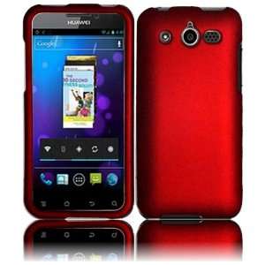  Red Hard Case Cover for Huawei Mercury M886 Cell Phones 