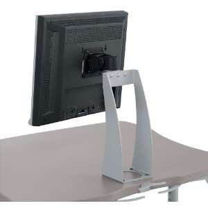  Anthro Small Carts Single Monitor Mount in Silver 