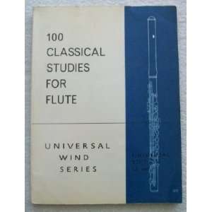  100 Classical Studies for Flute Vester Books