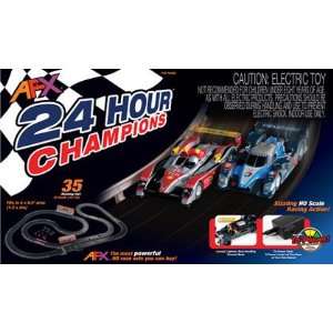 64 HO   AFX Analog Slot Car Track Sets   24 Hour Champions Mega G 