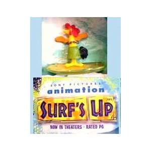 Happy Meal Sony Pictures Surfs UP Chicken Joe with Surfboard Toy #5 