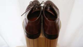ALDEN NEW ENGLAND brown dress cap toe BLUCHER oxford shoes size 10.5 