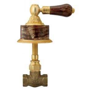 Phylrich 2PV241A_026   Versailles 1/2 Inch Volume Control, Brown Onyx 