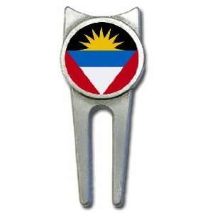  Antigua & Barbuda flag golf divot tool 