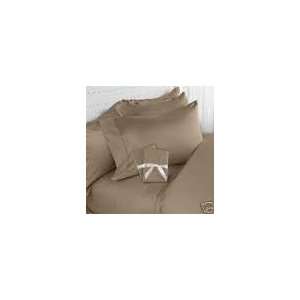  Egyptian Bedding Taupe 1200 Thread Count King Size Sheet 