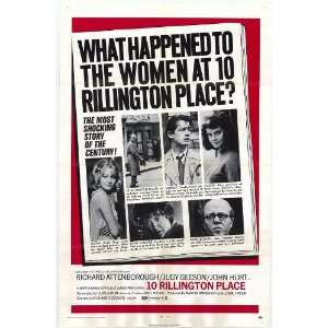  10 Rillington Place (1971) 27 x 40 Movie Poster Style A 