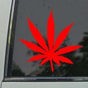   Decal WEED DOPE POT STONER Window Red Sticker Arts, Crafts & Sewing