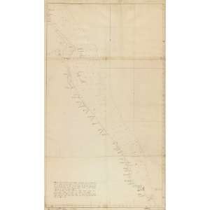  1777 Map Veracruz Llave, Mexico
