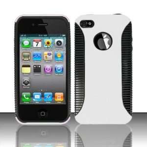  and black hybrid design phone case for the Apple Iphone 4 & Iphone 4S