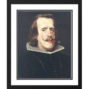   Framed and Double Matted Portrait of Philip IV