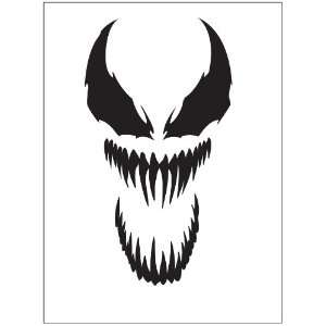  Marvel Venom Sticker Decal Black 