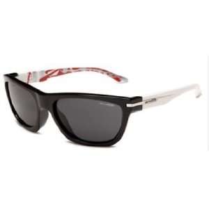 Arnette Sunglasses Venkman / Frame Black with White Temples Lens 
