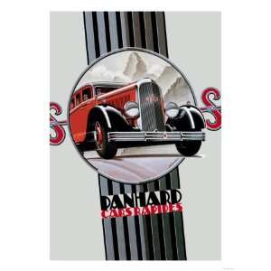 Panhard, Cars Rapides Giclee Poster Print, 24x32 