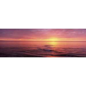  Sunset over the Sea, Venice Beach, Sarasota, Florida, USA 