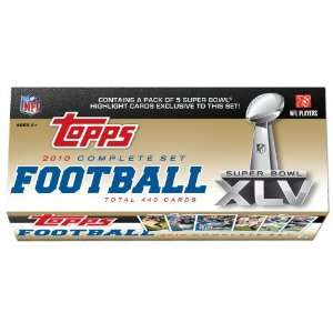  2010 Topps Football Super Bowl 45 Factory Set Sports 