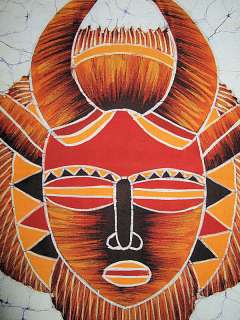 African Batik Mask new Africa ceremony tradition cib18  