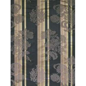  Damask Stripe Black Brown Indoor Drapery Fabric Arts 