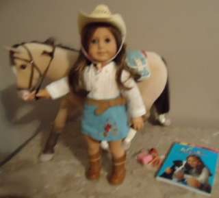   GIRL DOLL RETIRED NICKI NICKIE MEET OUTFIT HORSE JACKSON TACK BOX LOT