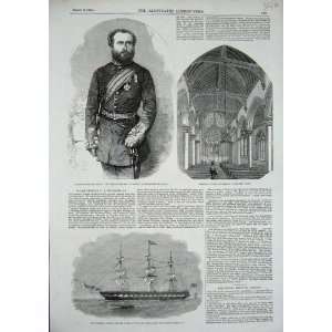   1856 Major General Windham Harrow Liverpool Ship Akbar