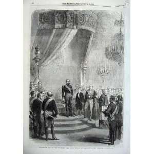   1869 New Years Tuileries Papal Nuncio Emperor Fine Art