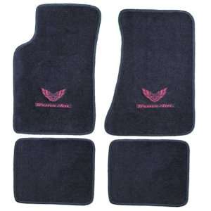 Pontiac Trans Am Cranberry Carpet Floor Mats with Trans Am Logo (1982 