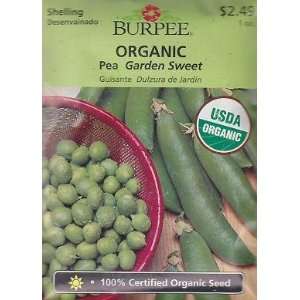    Burpee Organic Garden Sweet Pea Seeds   1 oz Patio, Lawn & Garden