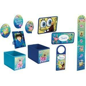 Nickelodeon SpongeBob Squarepants 10 Piece Decor in a Box Giftset 