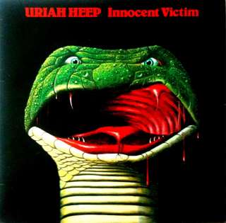 URIAH HEEP   INNOCENT VICTIM (RARE ORIG. GER./SWISS COMP. W/INSERT 