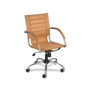  Safco Flaunt Managers Chair   Camel   SAF3456CM Office 