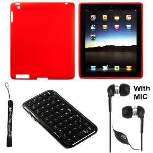 RED Silk Premium Durable Protective Skin for Apple iPad 2 Tab Tablet 
