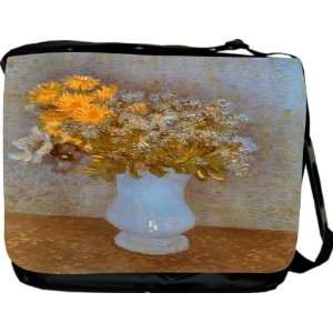  RikkiKnight Van Gogh Art Lilacs Messenger Bag   Book Bag 