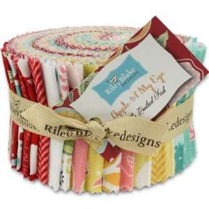  Riley Blake Apple of My Eye Rolie Polie Jelly Roll Quilt 