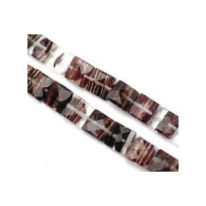  Black Goldstone Faceted Square Beads 12mm Arts, Crafts 