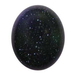  12x10mm Blue Goldstone Oval Cabochon   Pack Of 2 Arts 