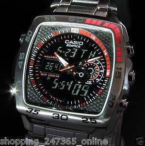 Casio EFA 122D Edifice Redbull F1 Vettel Alarm Watch  