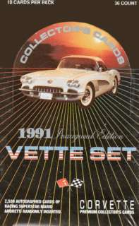 Vette Set 1991 Trading Card Box  