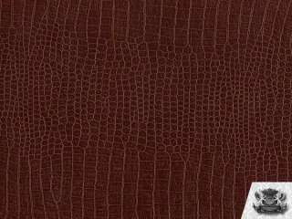 ALLIGATOR VINYL FABRIC BROWN