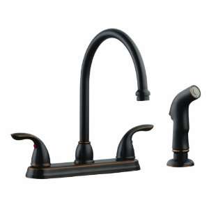 Design House 525097 Ashland High Arch Kitchen Faucet with Sprayer, Oil 