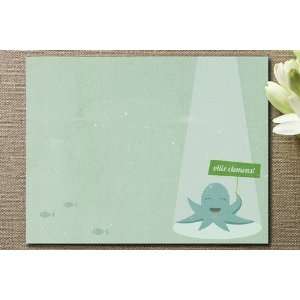  Ollie the Octopus Childrens Personalized Stationery 